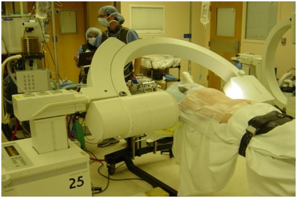 Picture Of Operating Room set-up for Kyphoplasty procedure